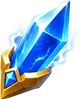 Artifact crystal icon for rare build power