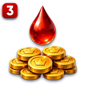 Greater Doom process icon showing blood becoming gold